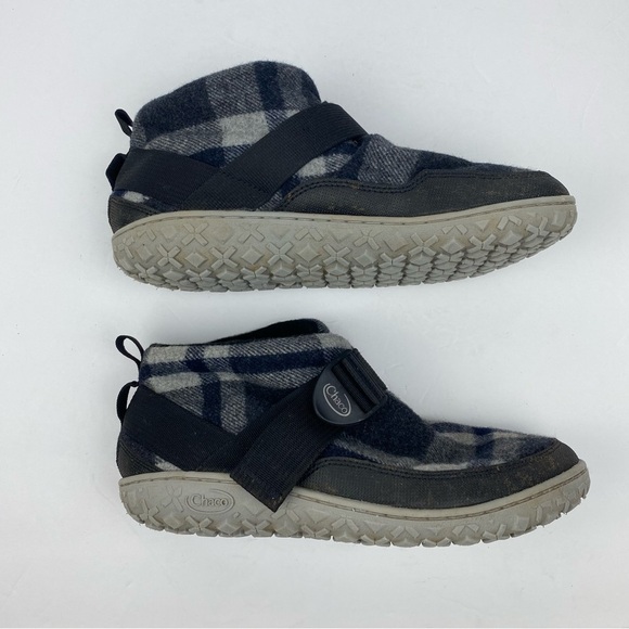 Chaco Ramble Wool Plaid Indoor Outdoor Slipper High Top Shoes Size 7.5 - Picture 6 of 12